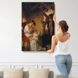 The Sad Message canvas print, displayed on a wall