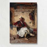 The Resting Sentinel canvas print, front view