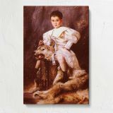 Portrait of Archduke Karl of Austria canvas print, front view
