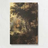 Woodland Landscape canvas print, front view