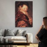 Democritus Portrait canvas print, room display