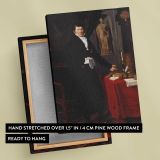 Baron Charles Louis de Keverberg de Kessel canvas print, front and back view