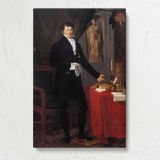 Baron Charles Louis de Keverberg de Kessel canvas print, front view