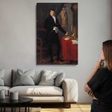 Baron Charles Louis de Keverberg de Kessel canvas print, room display