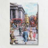 Trafalgar Square London canvas print, front view