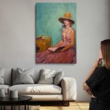 Aurora at a Picnic by Aaron Coberly canvas print, room display