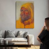 Captain Ricky in a Yellow Hood by Aaron Coberly canvas print, room display