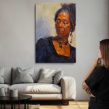 Dimien Portrait by Aaron Coberly canvas print, room display