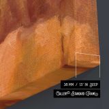 Jim Looking Up in Profile by Aaron Coberly canvas print, canvas edge detail