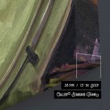 Suitcase in My Hand by Aaron Coberly canvas print, canvas edge detail