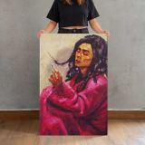 The Morning After by Aaron Coberly canvas print, held for scale