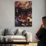 Adoration Of The Shepherds by Abraham Bloemaert canvas print, room display