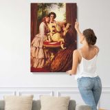 Doubtful Fortune by Abraham Solomon canvas print, displayed on a wall