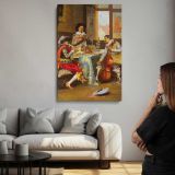 The Musical Trio by Adolphe Alexandre Lesrel canvas print, room display