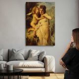 Les Secrets De L%20Amour by Adolphe Jourdan canvas print, room display