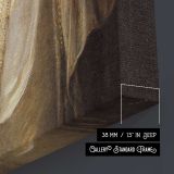 Portrait Of A Woman by Adolphe Monticelli canvas print, canvas edge detail