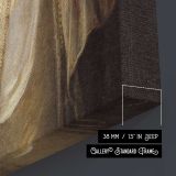 Portrait Of A Woman by Adolphe Monticelli canvas print, canvas edge detail