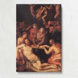 Deposition by Agnolo Bronzino canvas print, front view