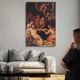 Deposition by Agnolo Bronzino canvas print, room display