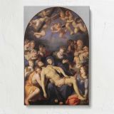 Deposition of Christ by Agnolo Bronzino canvas print, front view