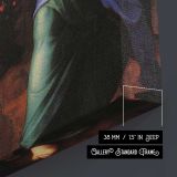 Noli me tangere by Agnolo Bronzino canvas print, canvas edge detail