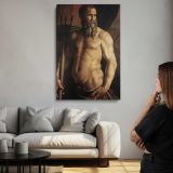Portrait of Andrea Doria as Neptune by Agnolo Bronzino canvas print, room display