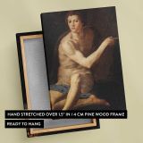 John the Baptist EUR by Agnolo Bronzino canvas print, front and back view