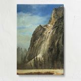 Cathedral Rocks A Yosemite View by Albert Bierstadt canvas print, front view