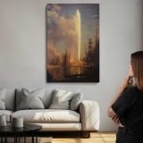 Old Faithful by Albert Bierstadt canvas print, room display