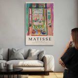 Open Window Harbour Exhibition Design by Henri Matisse canvas print, room display