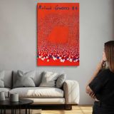 Roland Garros 1984 Tennis Court canvas print, room display