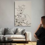 Autumn Flowers and Grasses canvas print, room display