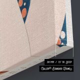 Modern Woman Japanese Ukiyo-e Portrait canvas print, canvas edge detail
