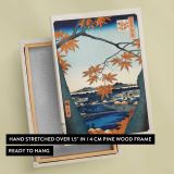 Maple Trees at Mama and Tekona Shrine canvas print, front and back view