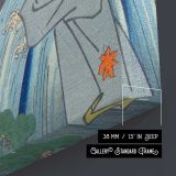 Japanese Magic Contest Scene canvas print, canvas edge detail