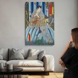Japanese Magic Contest Scene canvas print, room display