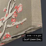 Sparrows and Plum Blossoms by Ohara Koson canvas print, canvas edge detail