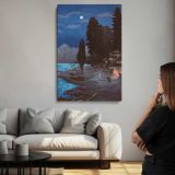 Lake Chuzenji by Moonlight by Hiroaki Takahashi canvas print, room display