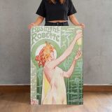 Absinthe Robette by Privat Livemont canvas print, held for scale