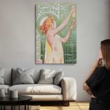 Absinthe Robette by Privat Livemont canvas print, room display