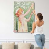 Absinthe Robette by Privat Livemont canvas print, displayed on a wall