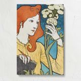 Salon des Cent by Eugène Grasset canvas print, front view