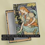 Grafton Galleries French Decorative Art Exhibition canvas print, front and back view