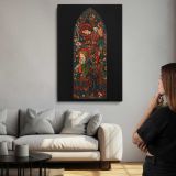 The Annunciation Arched Composition canvas print, room display