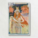 Brunnhild by Gaston Bussière canvas print, front view