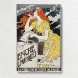 Encre L Marquet by Eugène Grasset canvas print, front view