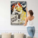 Encre L Marquet by Eugène Grasset canvas print, displayed on a wall