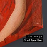 Fillette a l'Orange by Louise Breslau canvas print, canvas edge detail