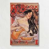 Bi-Borax Oriental Vintage Design canvas print, front view