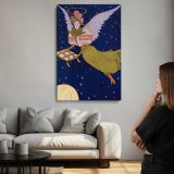 Vanity Fair Winged Figure canvas print, room display